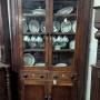 Late18th Century Solid Oak Corner Display Cabinet