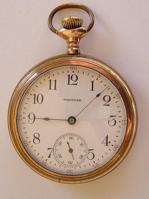 Old waltham pocket on sale watch