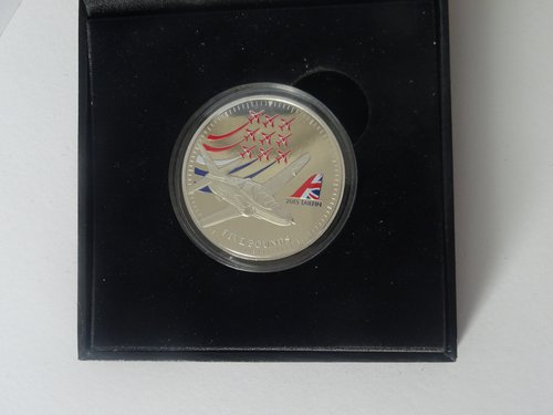 Royal Air Force Red Arrows 2015 £5 Coin