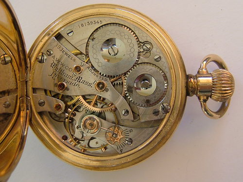 Antiques Atlas Superb Antique Waltham Riverside Pocket Watch