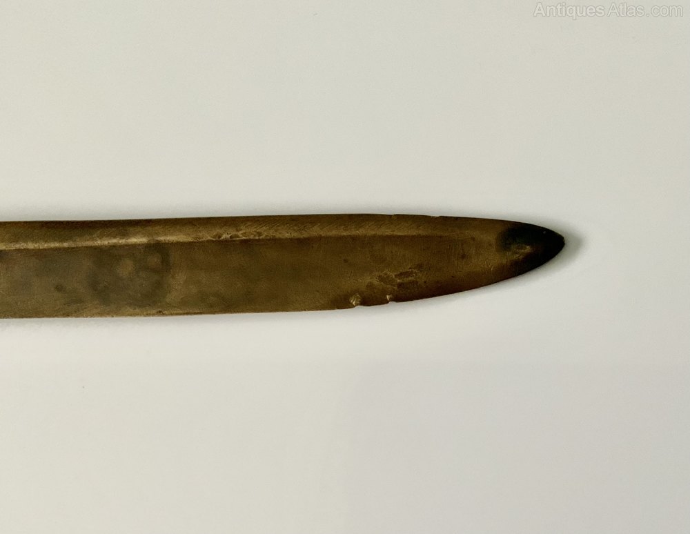 Antiques Atlas French Bronze Letter Opener