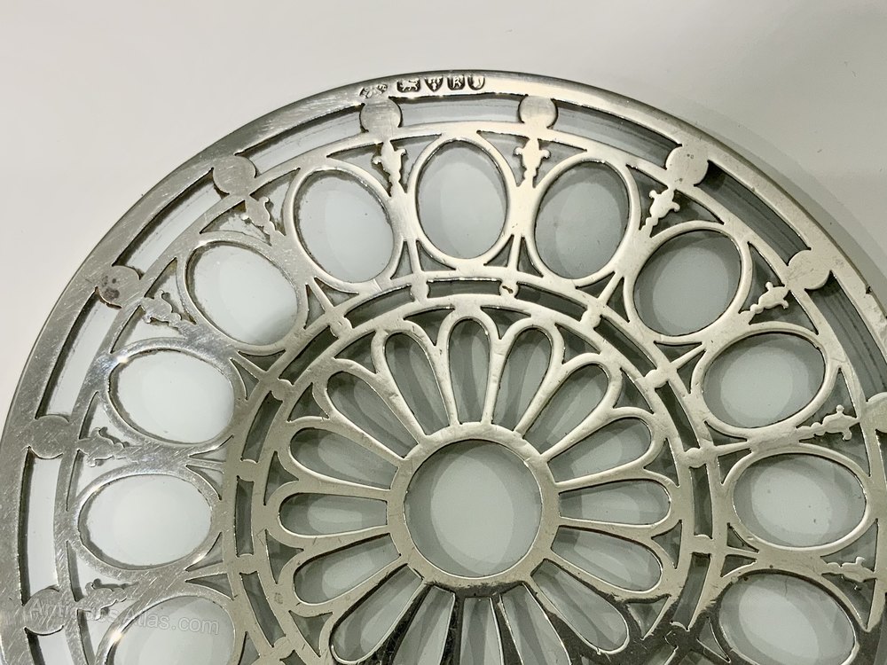 Antiques Atlas Silver Trivet Teapot Stand