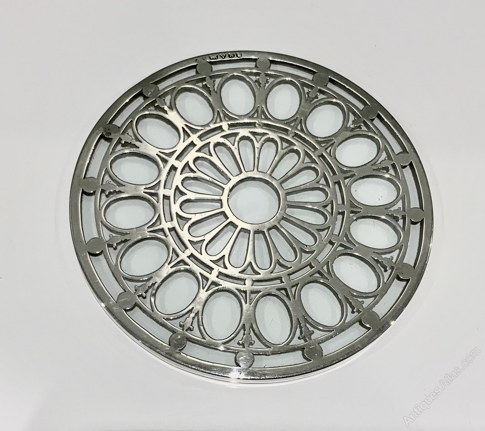 Antiques Atlas Silver Trivet Teapot Stand