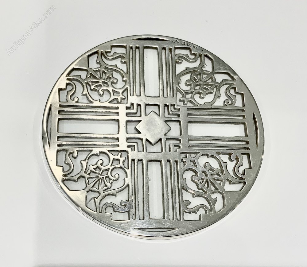 Antiques Atlas Silver Trivet Teapot Stand