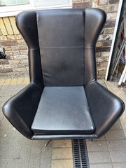 1970s Faux Leather Chair