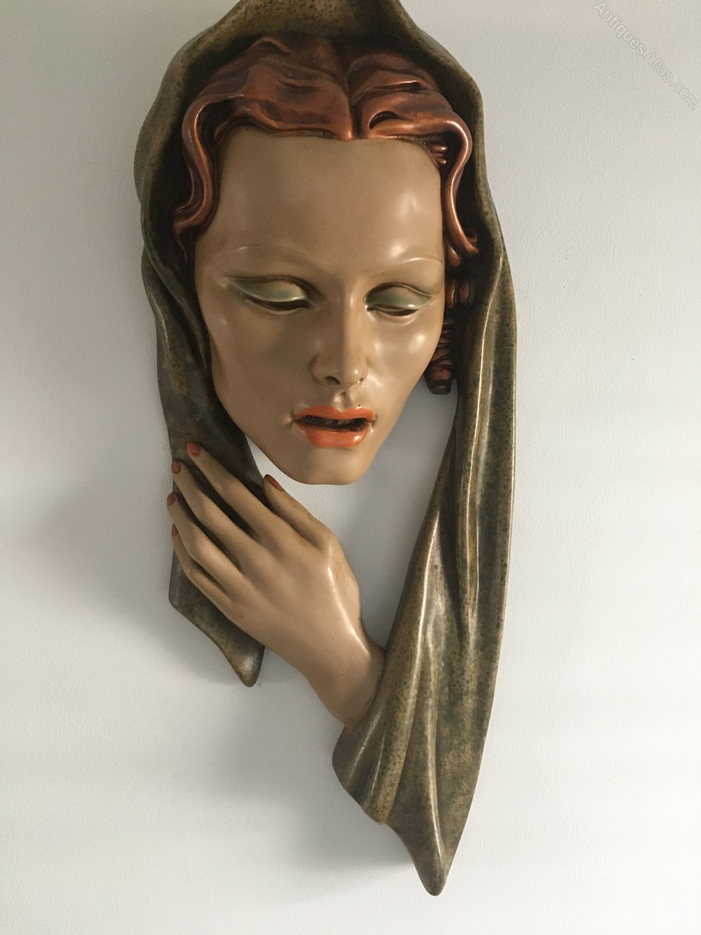 Antiques Atlas Art Deco Wall Mask