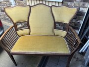 Art Nouveau Two Seater Sofa