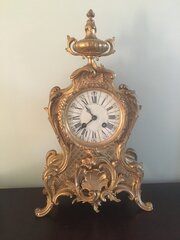 French Gilt Clock 