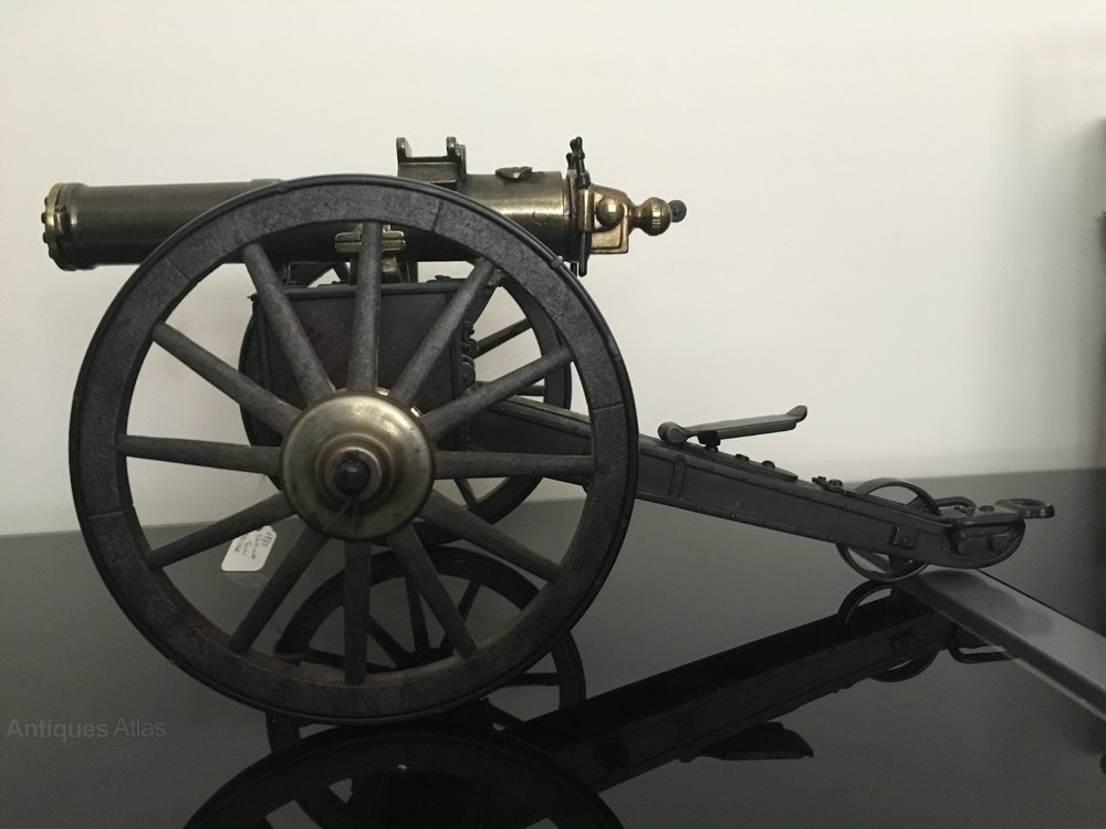 Antiques Atlas Scale Model Of A Gatling Gun