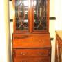 Edwardian Inlaid Mahogany Bureau Bookcase.