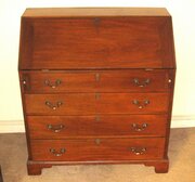 Late Victorian Golden Mahogany Bureau.