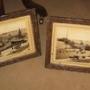Lovely framed photographs of the 2 Brighton Piers