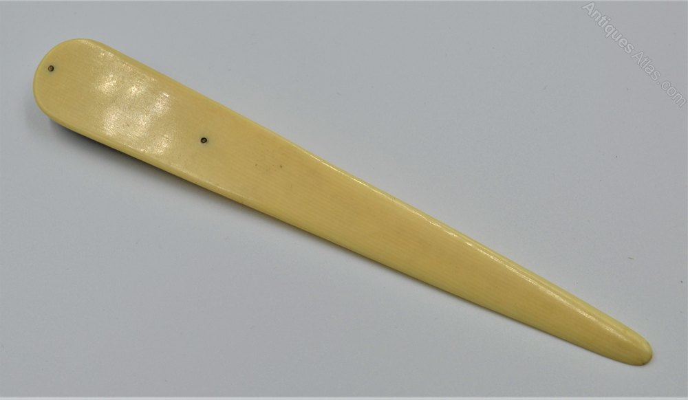 Antiques Atlas Antique French Ivory Celluloid Mount Letter Opener