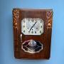 Art Deco French Jura Westminster Chime Wall Clock