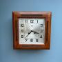 French Art Deco Striking Wall Clock by Odo