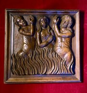 16th Century Religious Panel Of Souls In Purgatory