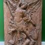 19th Century Marble St Michael Relief Sculpture