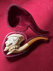 19th Century Mephistopheles Devil Meerschaum Pipe