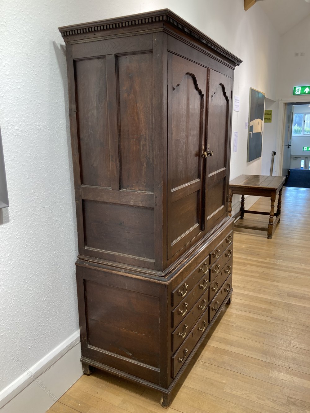 Oak Hanging Press Cupboard Antiques Atlas