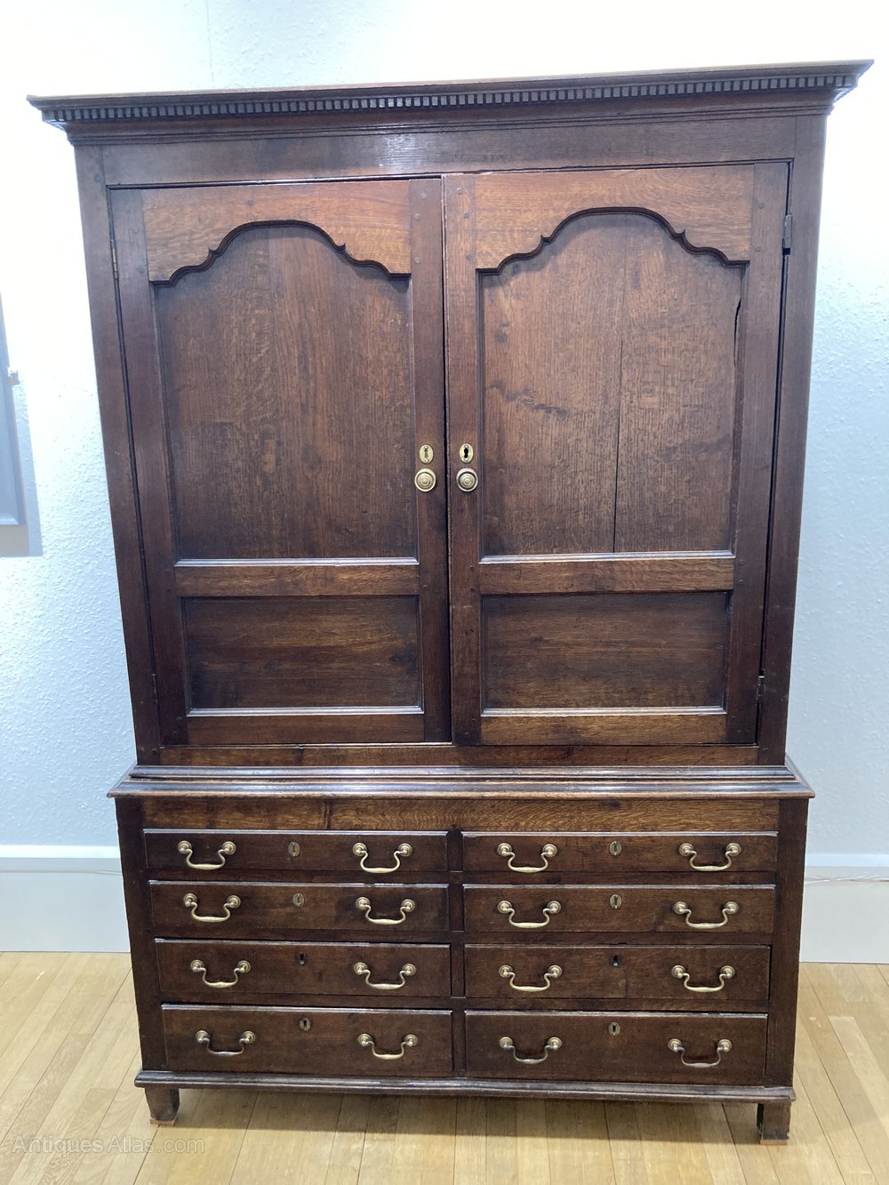 Oak Hanging Press Cupboard Antiques Atlas