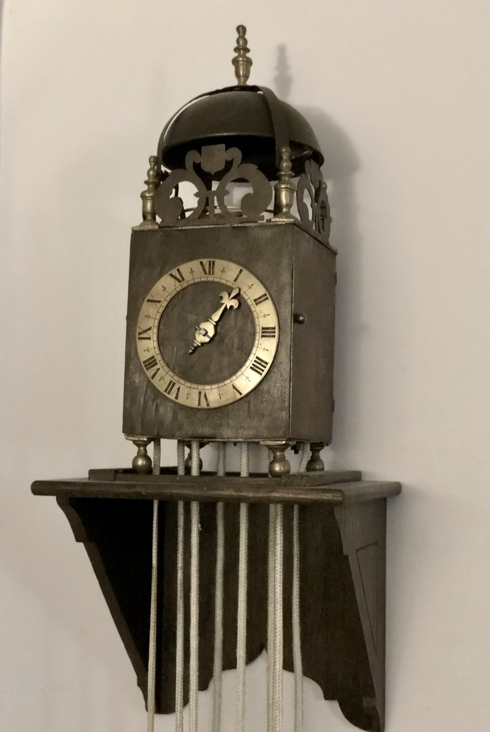 Antiques Atlas An Unusual, Very Rare English Iron Lantern Clock
