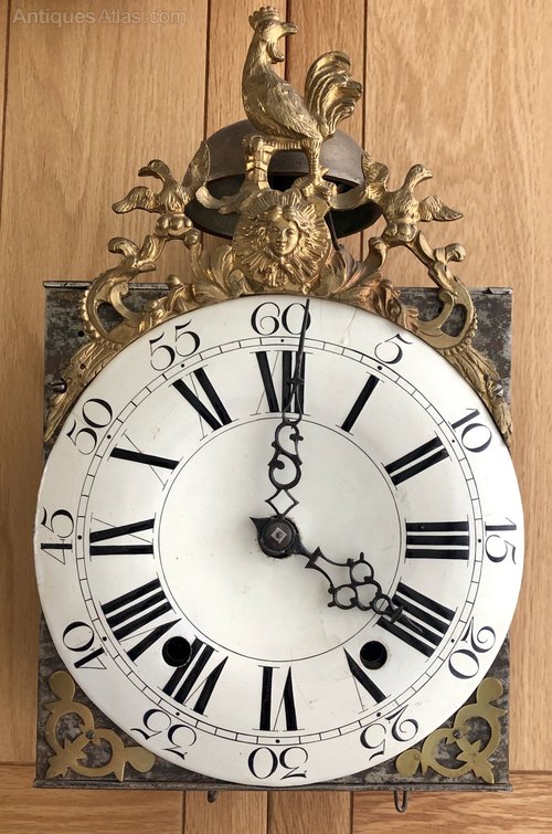 Antiques Atlas Nice Small Morbier Comtoise Clock Verge C1790