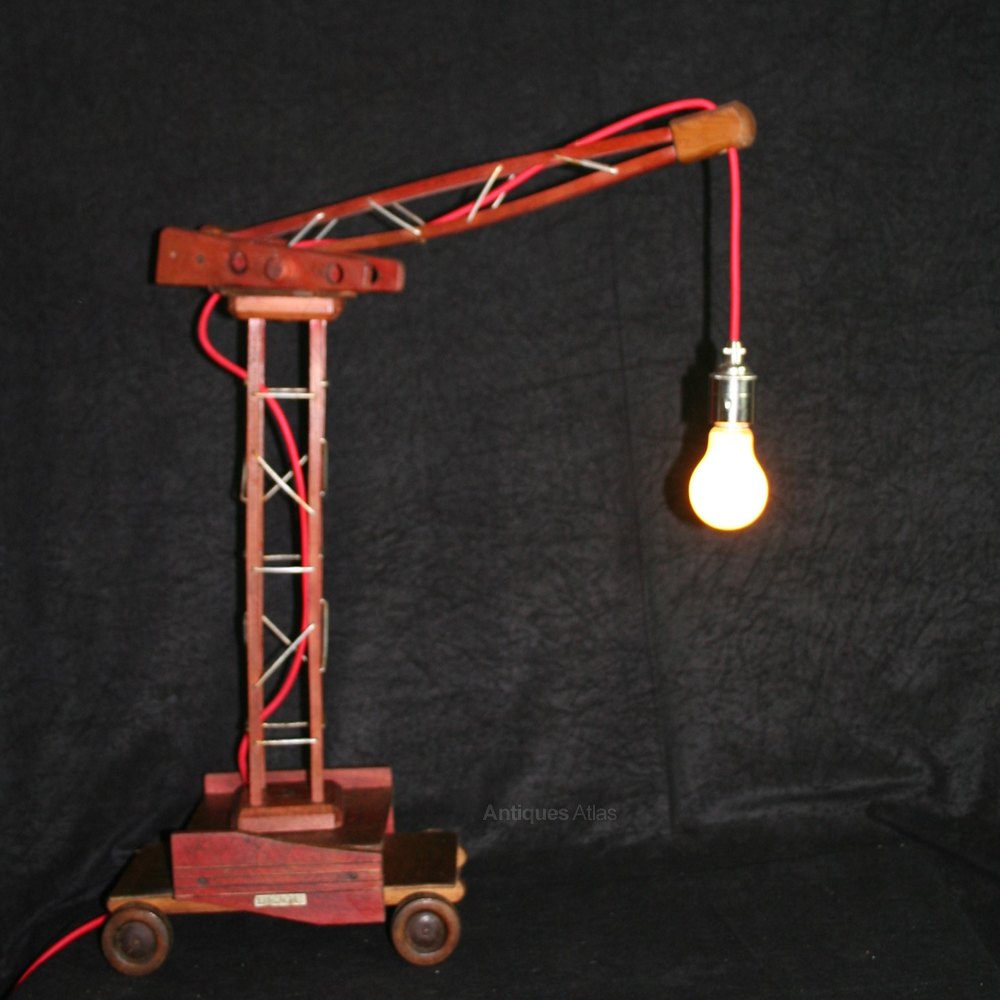 vintage toy crane