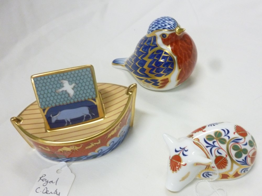 Antiques Atlas Royal Crown Derby Animal Paperweights