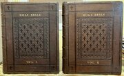 1870 The Holy Bible Gustave Dore Illustrated 2 Vol