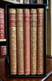 1924 Jane Austen Complete Set In 5 Gilt Vols Boxed