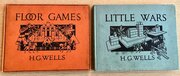 1931 Little Wars & Floor Games By H G Wells 2 Vols