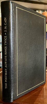 1934 The Postman Always Rings Twice 1st Ed Leather