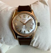 1950s Cauny Mens Wrist Watch 30 Rubis