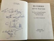 1965 Donald Campbell Signed Bluebird & Dead Lake 