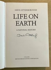 1979 Signed David Attenborough Life on Earth