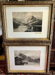 Victorian Scottish Scenes 2 X Large Prints Framed