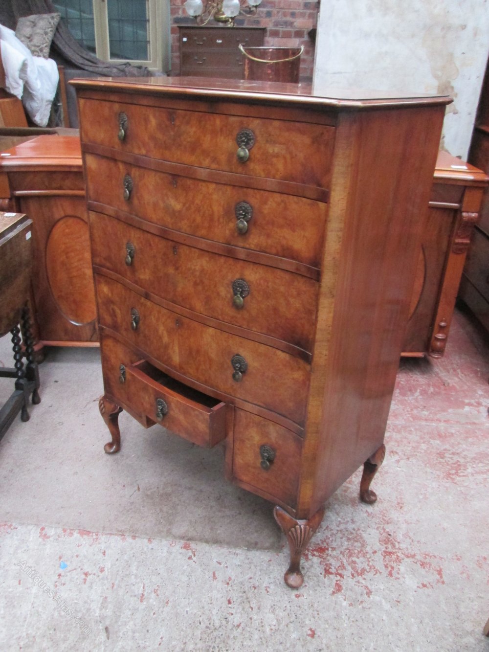 Walnut Linen Chest Antiques Atlas