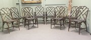 10 Chinese Chippendale Angraves Bamboo Chairs