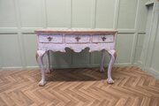 18th Century Baroque Bow Front Painted Console  