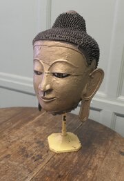 18th Century Burmese Buddha Head 