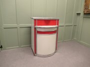 1950s Diner Vintage Dry Bar Formica Reception Desk