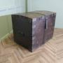 19th Century Oak and Iron Banded Silver Chest