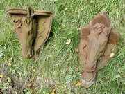 2 Heavy Cast Iron Horses Head Wall Bracket Shelve