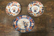 3 19th Century Imari Ironstone Plates