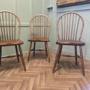 3 Hand Made County Kitchen Chairs 