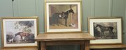 3 Large Framed Prints Of Horses, George Stubbs