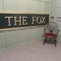 8ft Long 3D Pub Sign   Large Gold Lettering THE FOX