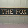 8ft Long 3D Pub Sign , Large Gold Lettering  