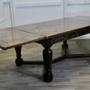 9ft, 19th Century Carved and Marquetry Oak Table