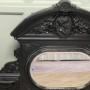 A 19th C  Cast Iron Overmantel Mirror